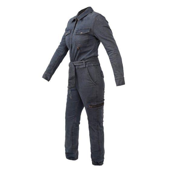 Black Hawk ladies overall denim