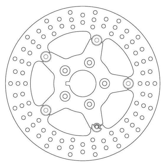 11.5"/292mm floating brake rotor