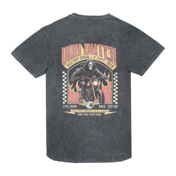 Reaper t-shirt washed black