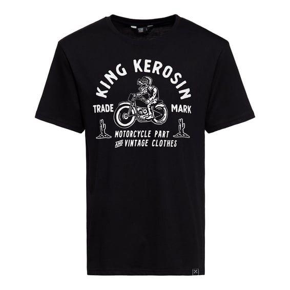 Motorcycle parts t-shirt black
