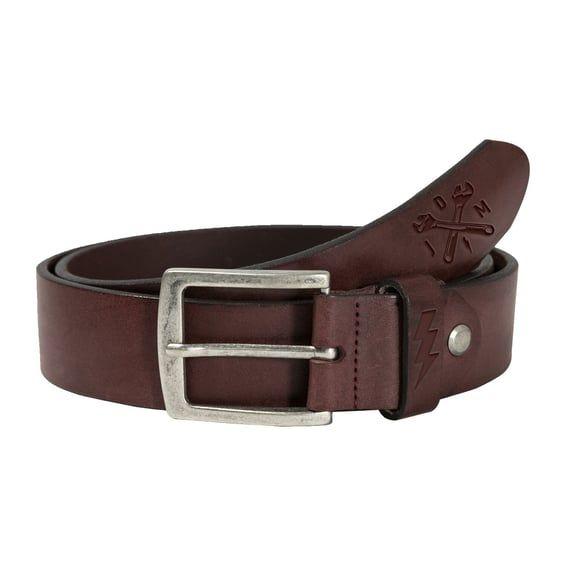 leather belt Cross Tool dark brown