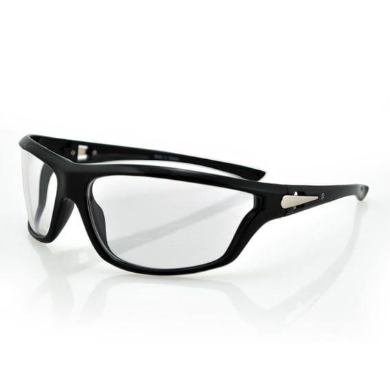 ZANheadgear Florida Sunglass Gloss Black Frame Clear Lens
