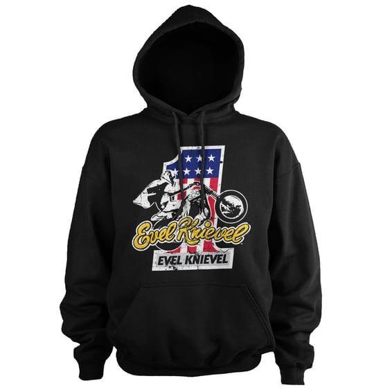 No. 1 hoodie black