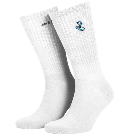 Screaming Mini Hand socks white
