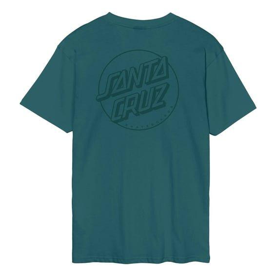 Tonal Opus Dot Stripe t-shirt cosmic teal