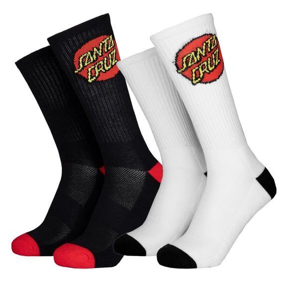 Classic Dot Socks white & black