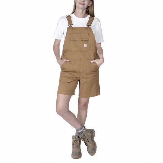Canvas female shortall Carhartt®brown