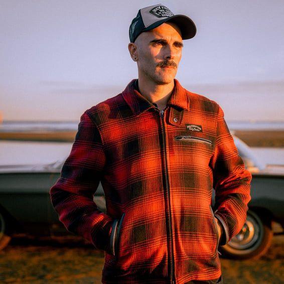 Definitive Flannel jacket red
