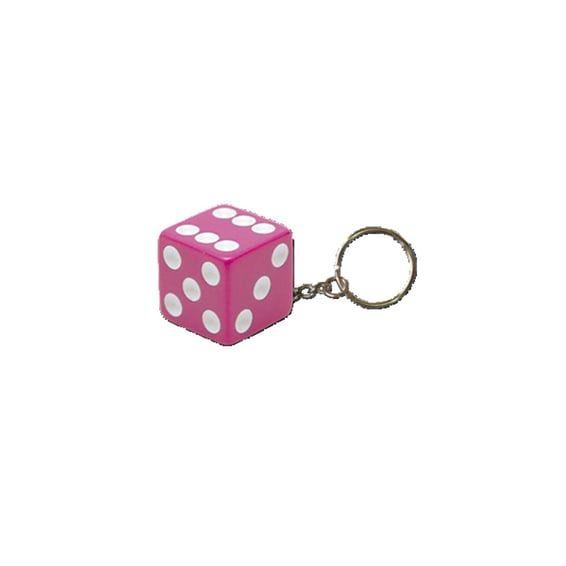 Triktopz Dice key chain purple