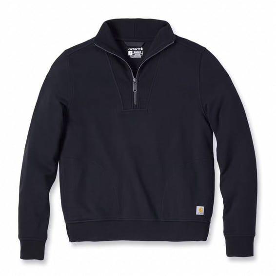 Fiber Series Half-Zip female sweat-shirt black