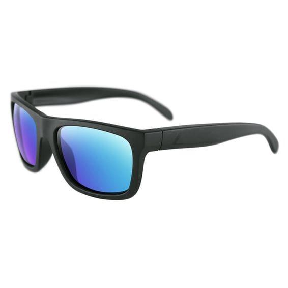 ZANheadgear Cavern Sunglass Matte Black Frame Smoked/Green R