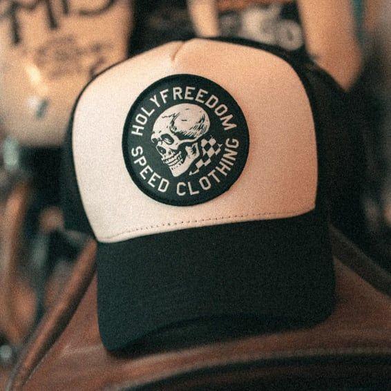 Skull Cap cap black/off white