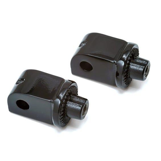 Footpeg adapter splined gloss black