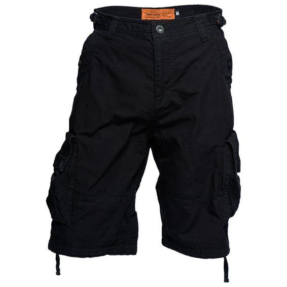 WCC Caine ripstop cargo shorts black