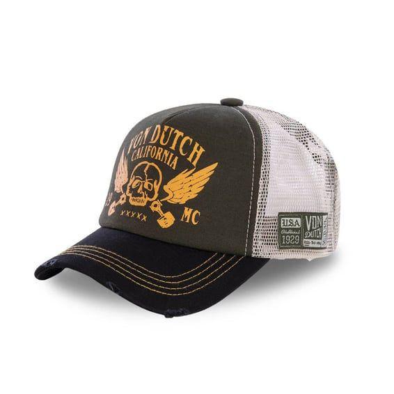 Crew cap black/orange