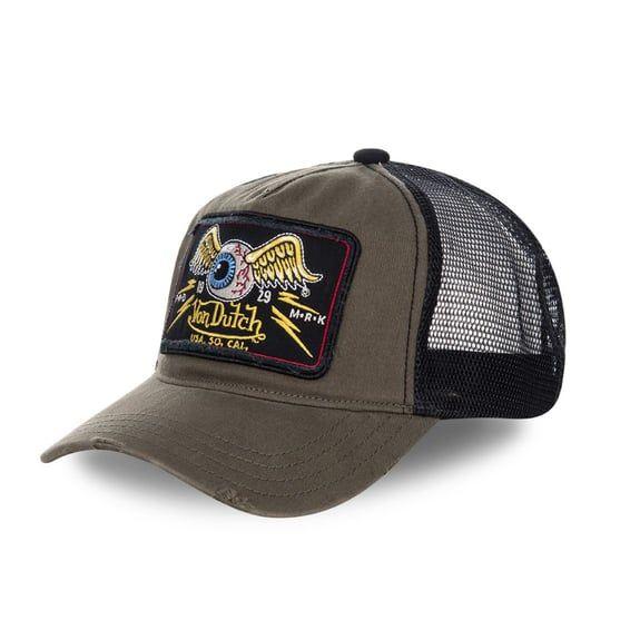 Heritage cap square patch eyes kaki