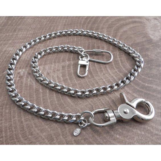 Small Laser Leash Wallet Chain 22"