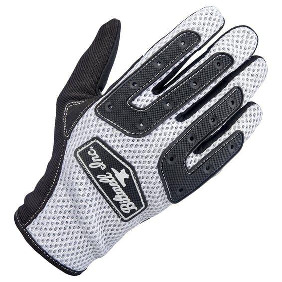 Anza gloves white/black