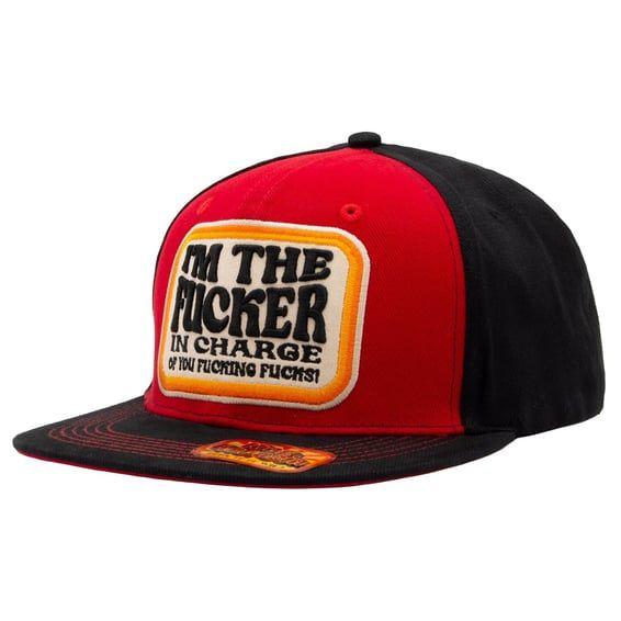 I'm the fucker cap black&red