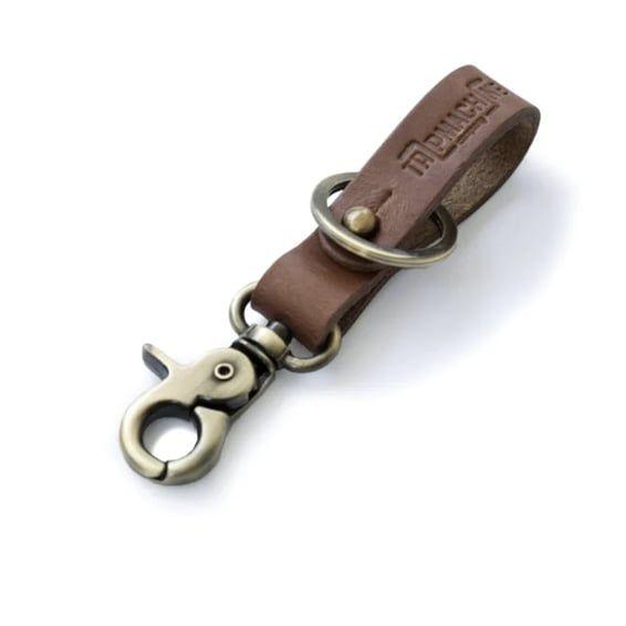 Trip Machine Key Fob vintage tan / antique gold