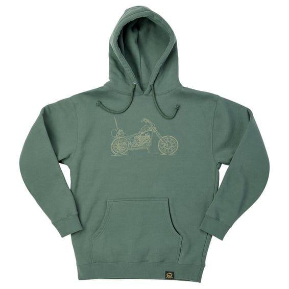 Pan hoodie green