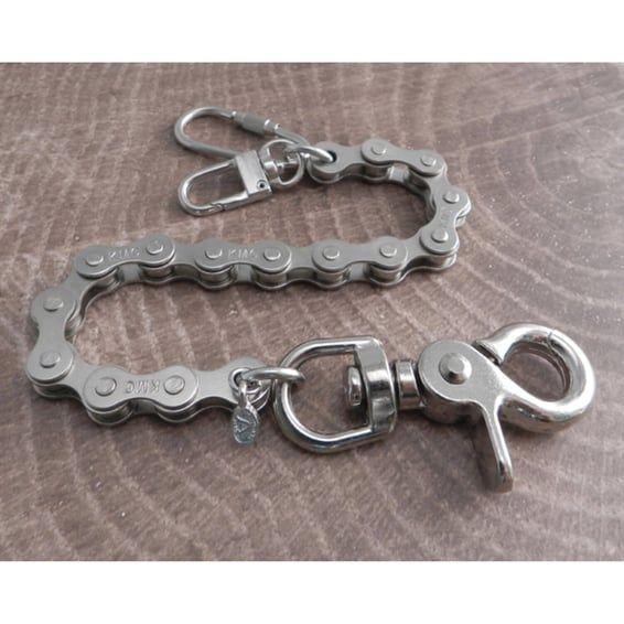 Bike Chain Key Leash 8"