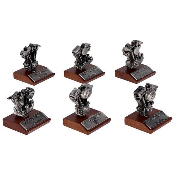 cast pewter motor model V-Twin engines