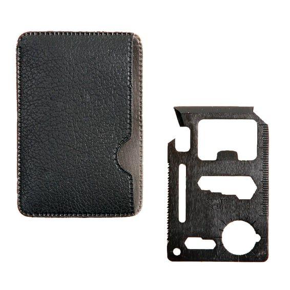 Survival tool silver/chrome