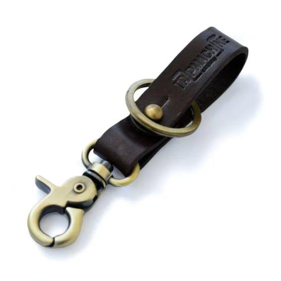 Trip Machine Key Fob tobacco / antique gold