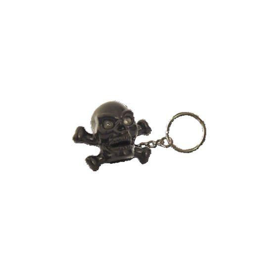Triktopz Skull N Bones key chain black