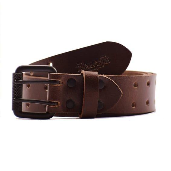 Trip Machine Belt Double pin tobacco brown
