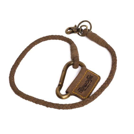 Trip Machine Braided key chain tobacco