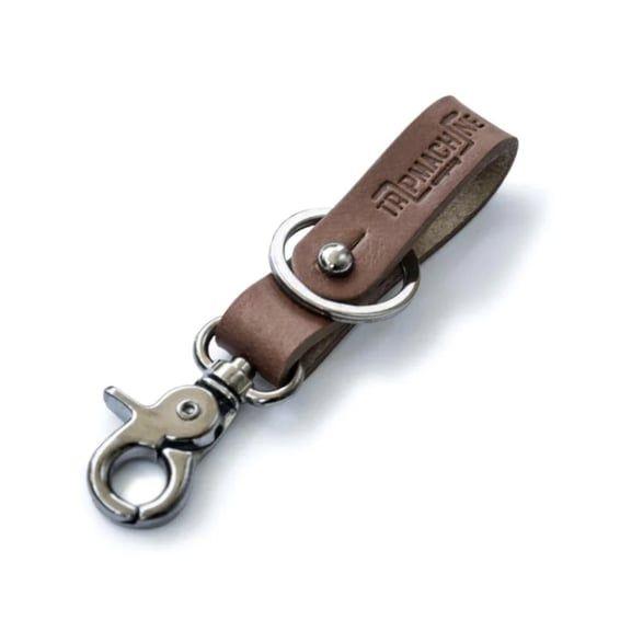 Trip Machine Key Fob vintage tan / metallic black