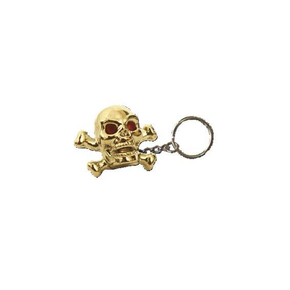 Triktopz Skull N Bones key chain gold