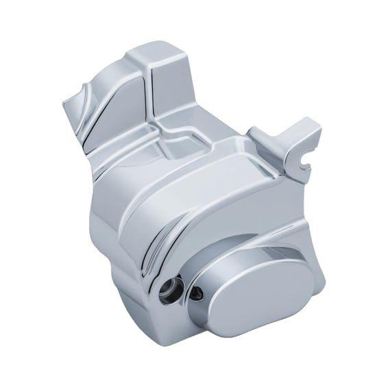 Precision lower front frame cover touring. Chrome