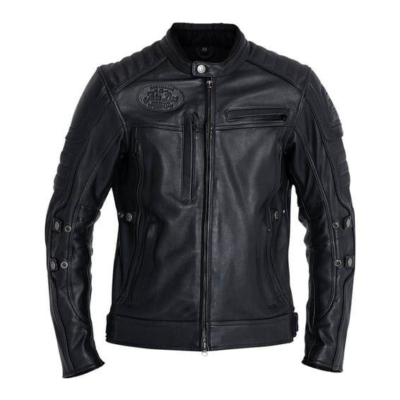 Technical Leather jacket