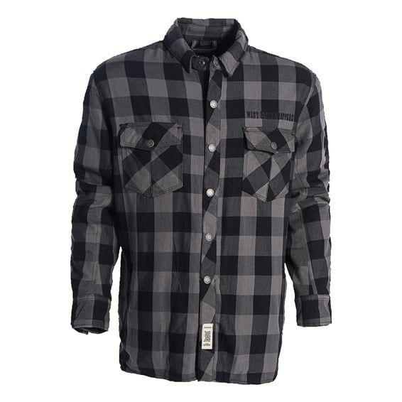 WCC Dominator riding flannel shirt grey/black CE appr.