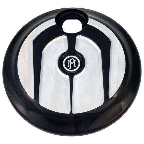 PM, 'Scallop' Touring fuel tank door cover. Contrast Cut