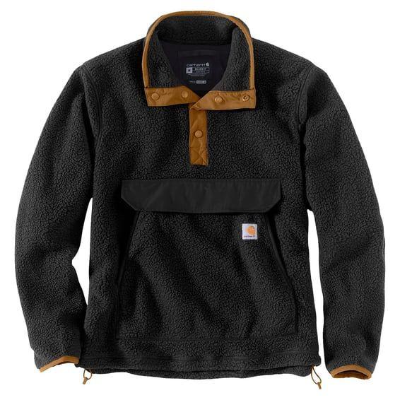 Fleece pullover black