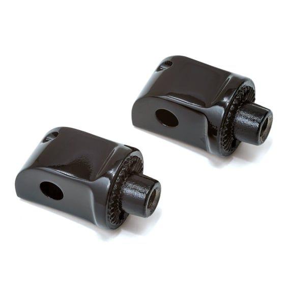 Footpeg adapter splined gloss black