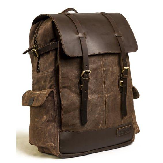 Trip Machine Rambler backpack bag tobacco brown