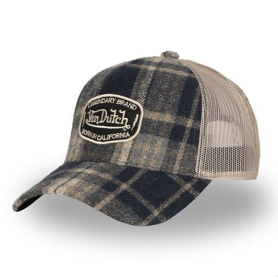 Carreaux cap gray