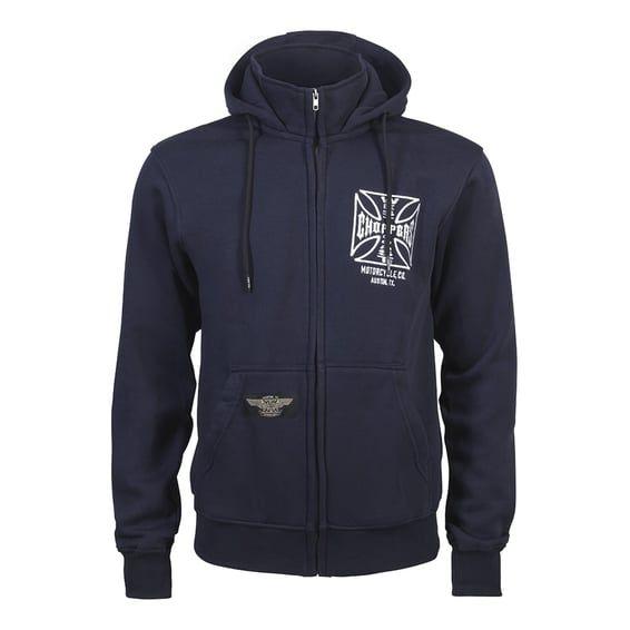 WCC OG ATX zip hoodie navy blue