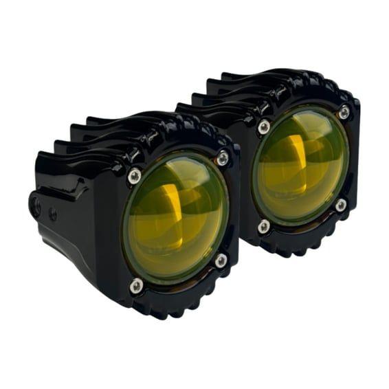 Shark Demon LED Fog Lights. Yellow