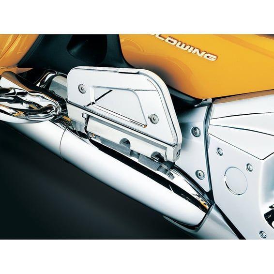 Passenger floorboard covers chrome