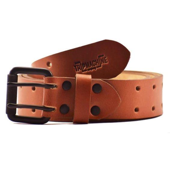 Trip Machine Belt Double pin vintage tan