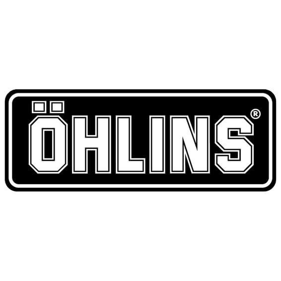 Logo sticker black/white medium