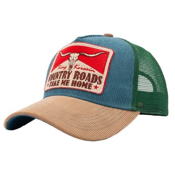 Country Roads cap smoke blue