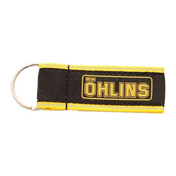 Logo keyring black with yellow