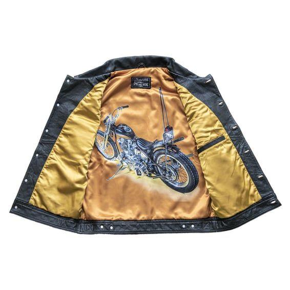 13 1/2 Blood Moon leather vest black